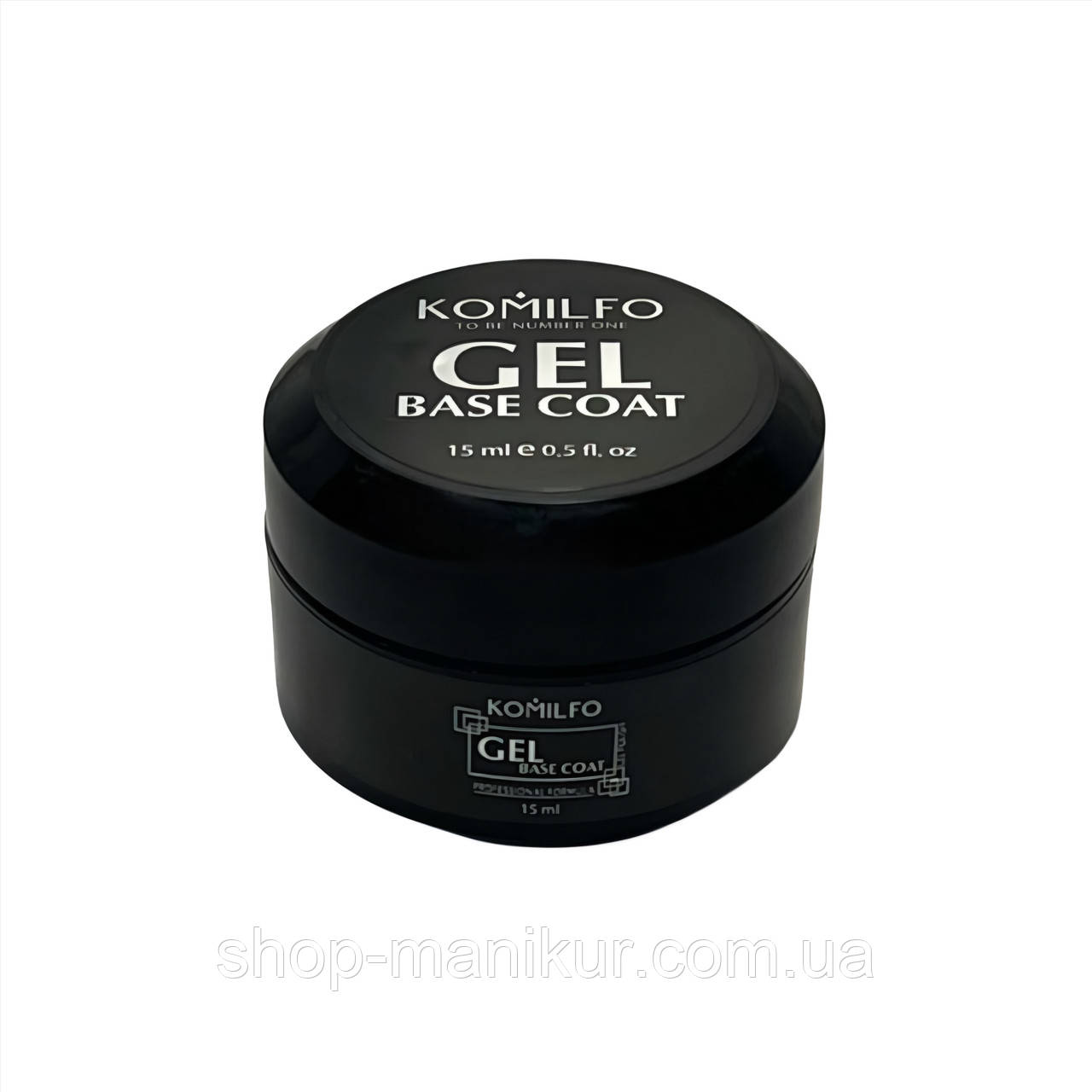 БАЗА-КОРЕКТОР ДЛЯ ГЕЛЬ ЛАКУ БЕЗ ПЕНЗЛИКА KOMILFO GEL BASE COAT 15 МЛ