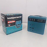 Інвертор адаптер модуль 220v + 3 USB до акумулятора Makita, Revolt, Pro-CRAFT, Profi-Tec та ін., фото 2