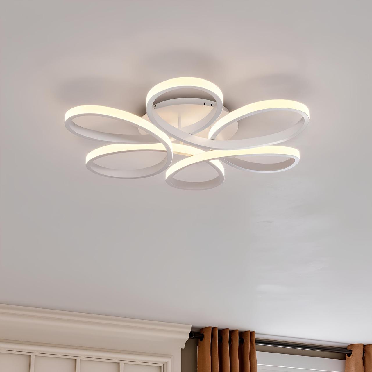 Світлодіодна Led-люстра білого кольору до 15 м² Ardero AL6520ARD LUCE
