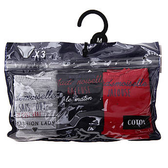 Труси Fashion Lady SLIPS-X3-FEMME червоний, синій, сірий Жін XL