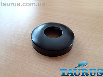 Чорний декоративний н/ж фланець ThermoPulse Sphere Black D80 / висота 21 мм, внутрішній розмір 1" (d32 мм)