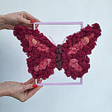 Картина на Подарунок дівчині дружині дочці на 8 березня метелик з моху РІзні розміри, фото 3