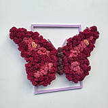 Картина на Подарунок дівчині дружині дочці на 8 березня метелик з моху РІзні розміри, фото 9