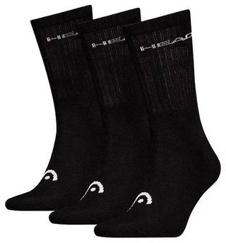 Шкарпетки Head ELEMENTS ALL SPORTS CREW 3P чорний Чол 39-42