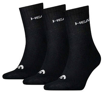 Шкарпетки Head ELEMENTS ALL SPORTS SHORT CREW 3P чорний Чол 39-42