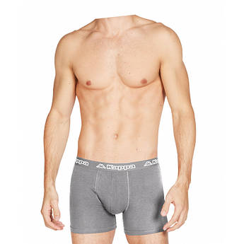 Труси-боксери Kappa Boxer Uomo Elastico Esterno logato сірий Чол XXL