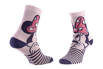 Шкарпетки MINNIE TIRE LANGUE світло-сірий Діт 31-35, арт.83153531-7