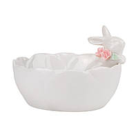 Піала "Білий кролик", колір білий 10 см (кераміка).