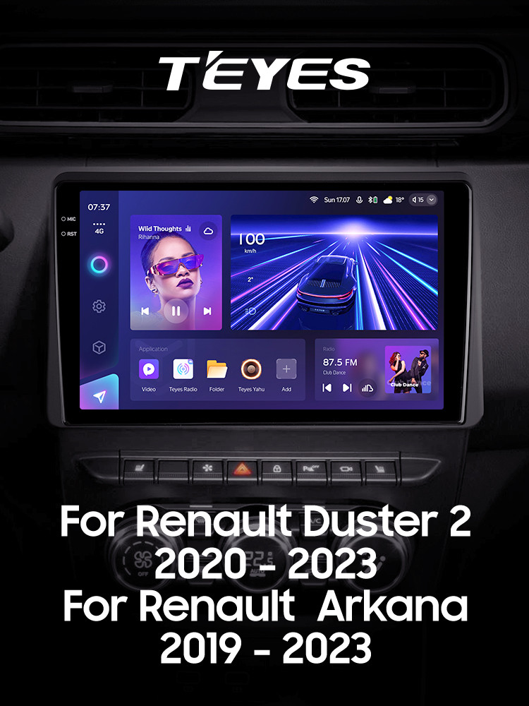 Штатна магнітола Teyes CC3 6+128 Gb Renault Arkana 2019-2023 (F2) 10" 2k