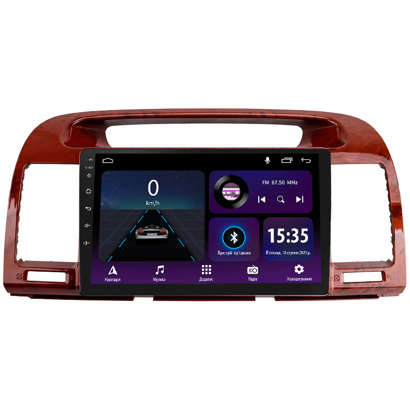 Штатна магнітола SIGMA E9232 ANDROID 10 2+32 Gb Toyota Camry 5 XV 30 2001-2006-B 9"
