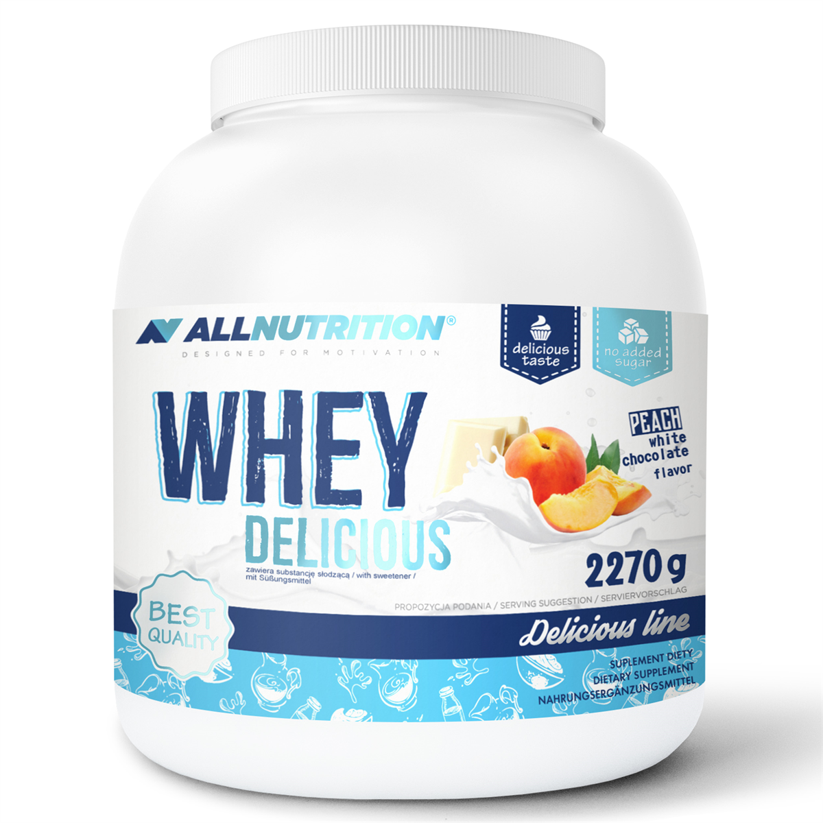 Сироватковий протеїн AllNutrition Whey Delicious 2270 г (різні смаки)