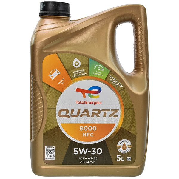 Олива моторна Total QUARTZ 9000 NFC 5W-30, 5л 216627
