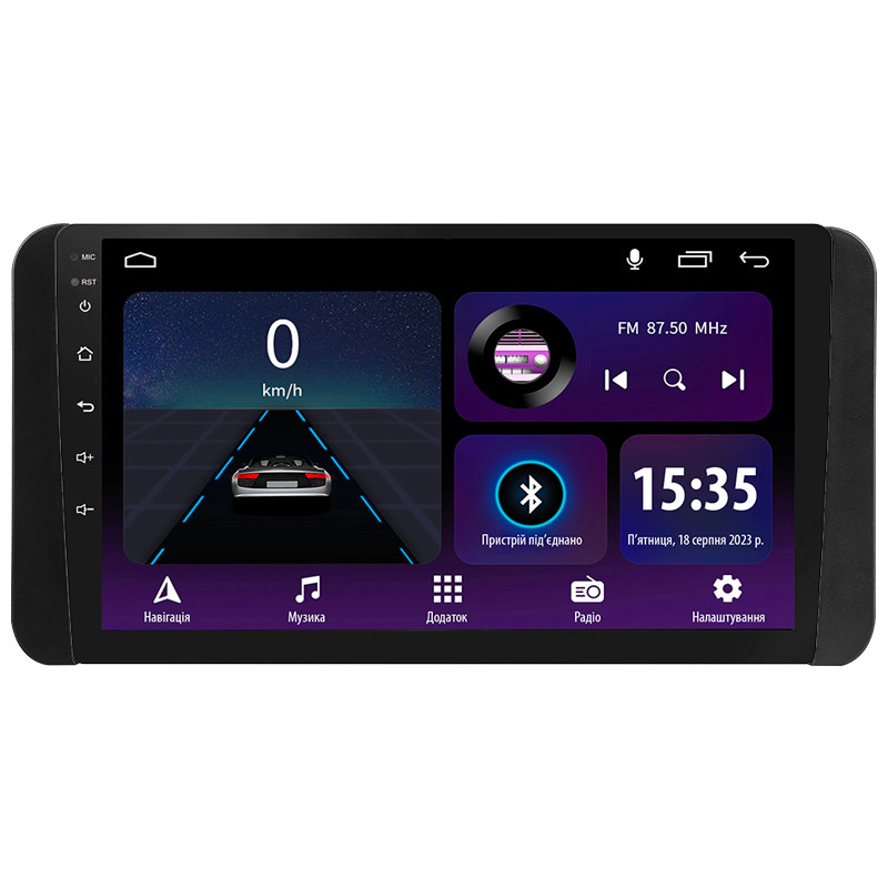 Штатна магнітола SIGMA E9232 ANDROID 10 2+32 Gb Toyota Wigo 2022-2023 (F2) 9"