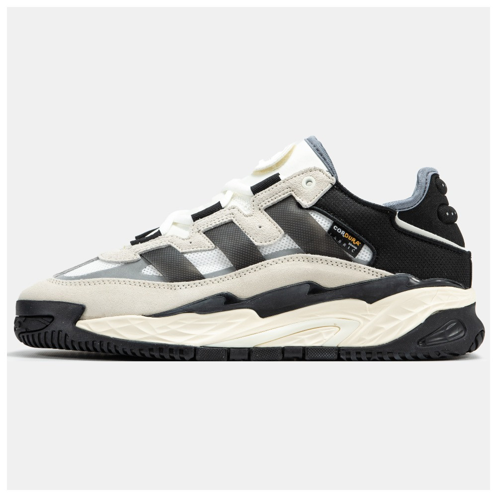 Чоловічі кросівки Adidas Niteball Cordura White Grey Black, замшеві кросівки адідас найтбол кордура