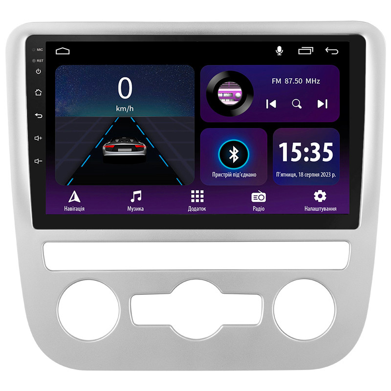 Штатна магнітола SIGMA E9232 ANDROID 10 2+32 Gb Volkswagen Scirocco 3 III Mk3 2008-2014 (F4) 9"