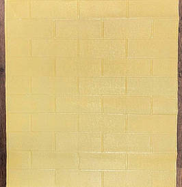 Декоративна 3D панель самоклейка під цеглу Санторіні Бежевий 700х770х4мм (009-4)