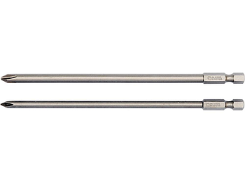 Біти для викруток 1/4", 2 шт., PHILLIPS: PH1X150мм, PH2X150мм YATO YT-0489