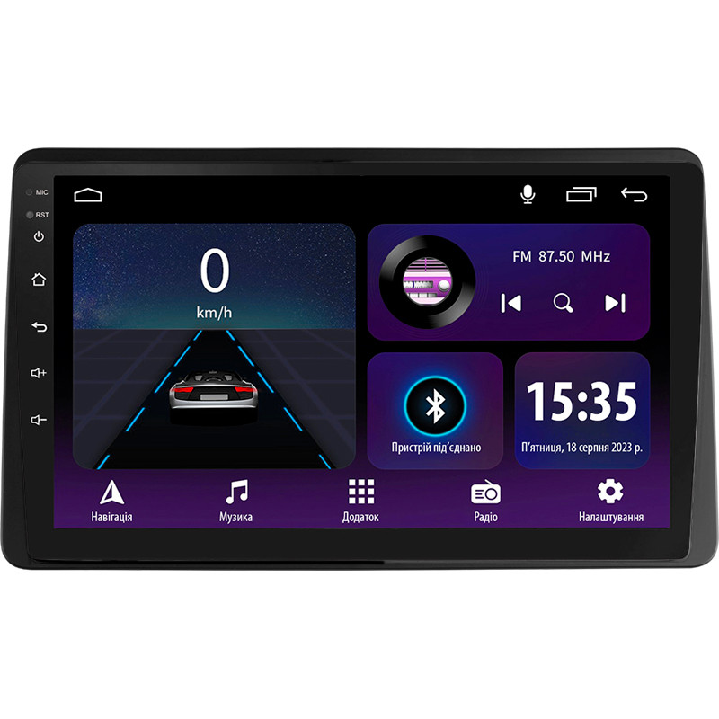 Штатна магнітола SIGMA E10232 ANDROID 10 2+32 Gb Renault Duster HM 2 2020-2023 (F1) 10"