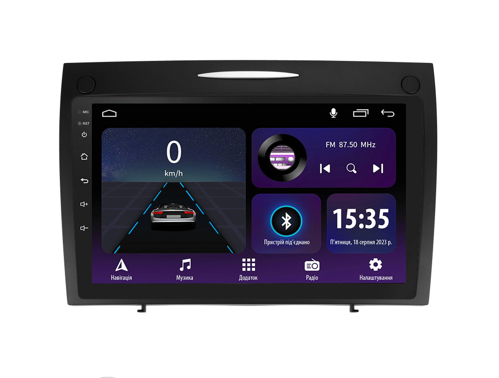 Штатна магнітола SIGMA E9232 ANDROID 10 2+32 Gb Mercedes-Benz SLK-Class SLK Class R171 2004-2011 9"