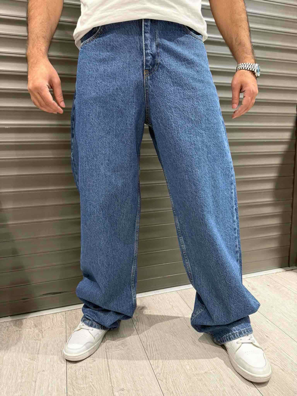 Джинси John Lucca чоловічі широкі баггі, 30,Джинс, фото 1