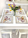 Великодня серветка під тарілку гобеленова Limaso, фото 2
