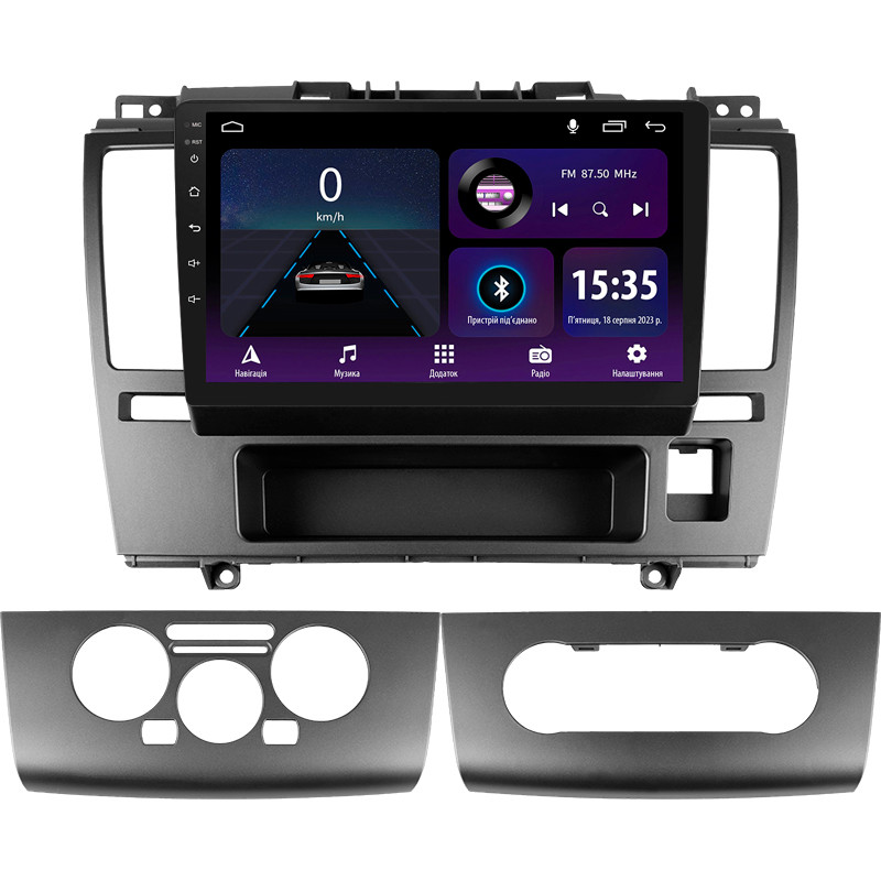 Штатна магнітола SIGMA E9232 ANDROID 10 2+32 Gb Nissan Tiida C11 2004-2013 (F1) 9"