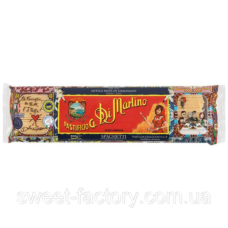 Спагетті Dolce & Gabbana Di Martino Pastificio Spaghetti 500g, фото 1