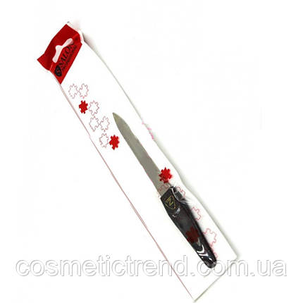 Пилка металева сапфірова з напиленням для нігтів Salon Professional 0529-7", 17 см, фото 2