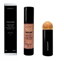 Набір мікросферичний тінт-флюїд для макіяжу Moday з нейлоновим пензлем № 035 темний бежевий 50 мл