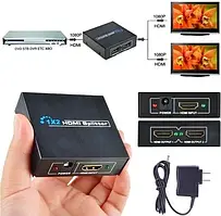 Активний HDMI-розгалужувач на 2 порти 1080P HDMI Splitter 1 to 2 HDMI-сплітер, HDMI HUB