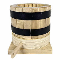 Пресс - бочка для холодного отжима масла 3 л Ясень