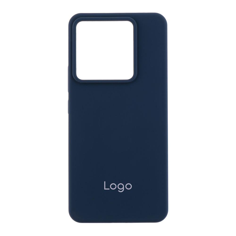 Чохол Liquid Silicone (AA) для Xiaomi Redmi Note 13 Pro 5G/Poco X6 5G Колір 08.Dark Blue