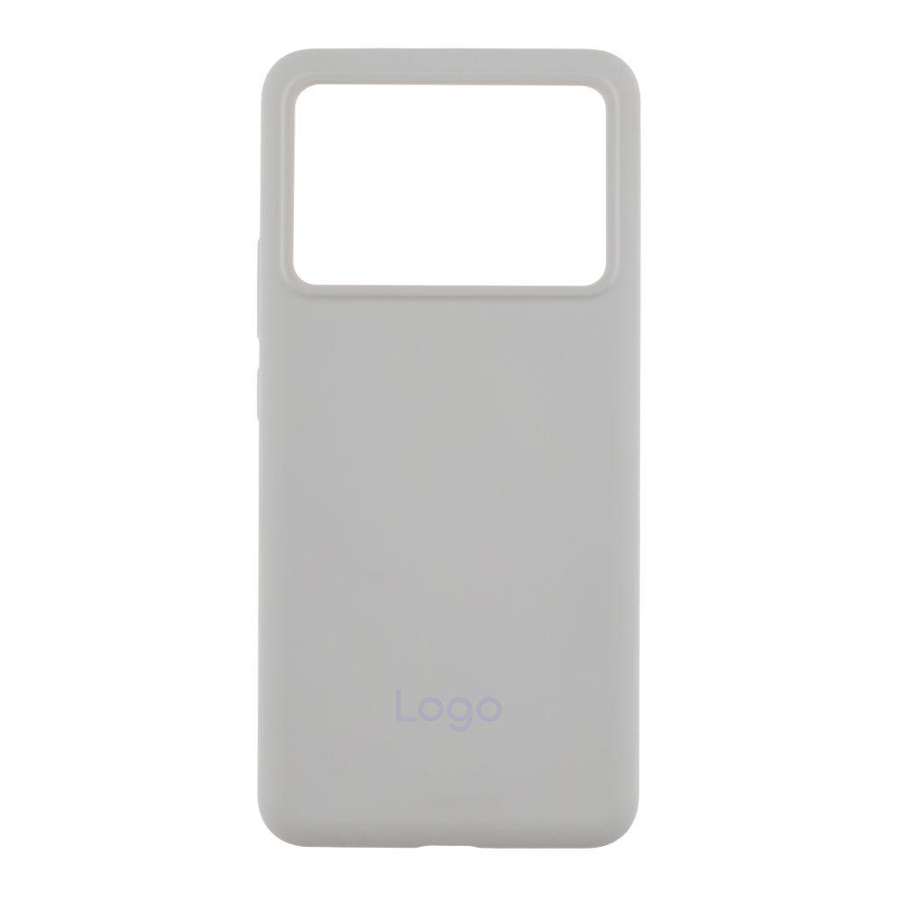 Чохол Liquid Silicone (AA) для Xiaomi Poco X6 Pro 5G Колір 09.White