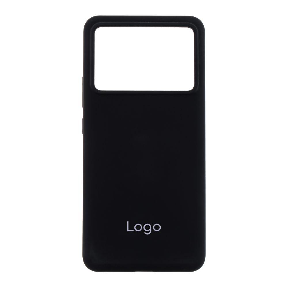 Чохол Liquid Silicone (AA) для Xiaomi Poco X6 Pro 5G Колір 18.Black