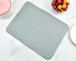 Силіконовий килимок для сушіння посуду 40*45 см