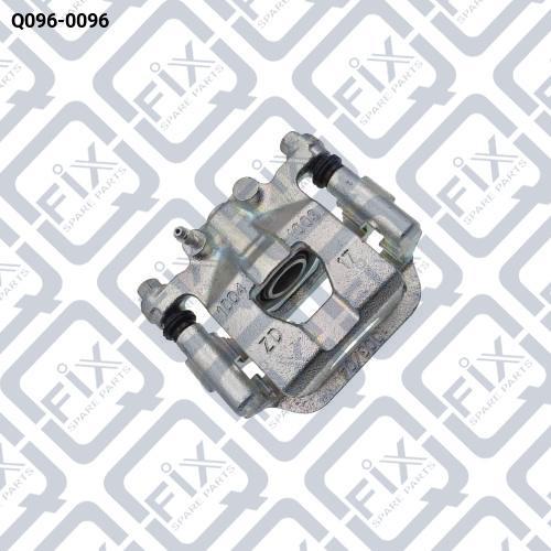 Супорт гальмівний задній лівий Q-FIX Q096-0096 JUKE, Жук 2010-, QASHQAI, Кашкай 2007-2013, TIIDA, Тиида 2007-2012 44011-EM11A,