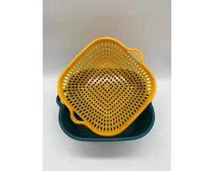 Пластиковий друшляк Sets of basket, No2 (21 см) Кошик із подвійним зливом