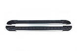 Бокові пороги RedLine V1 (2 шт., Алюміній) для Toyota Rav 4 2006-2013 рр, фото 3