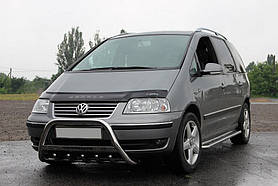 Кенгурятник WT004 (нерж) 60 мм для Volkswagen Sharan 1995-2010 рр
