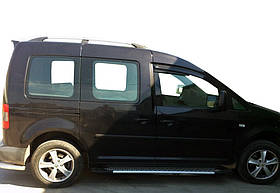 Бокові пороги X5-тип (2 шт., алюм) Стандартна база для Volkswagen Caddy 2010-2015 рр