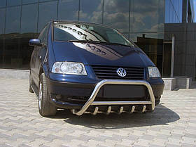 Кенгурятник WT003 (нерж) 60 мм для Volkswagen Sharan 1995-2010 рр