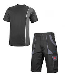 Робочий комплект бавовняний шорти та футболка,літні шорти,шорти з кишенями,захисні бриджі робочі чоловічі Польща PROCOTTON