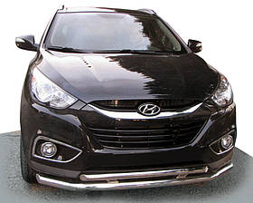 Передня дуга ST014-2 (нерж.) для Hyundai IX-35 2010-2015 рр