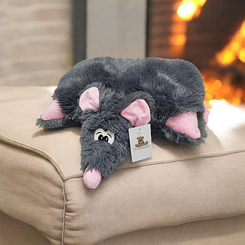 Подушка-трансформер Мишка 42 см Подушка м'яка іграшка Подушка у вигляді тварин Декоративна подушка