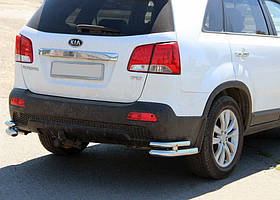 Задні подвійні куточки AK003-подвійний (нерж.) для Kia Sorento II XM 2009-2014 рр