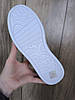Белые Кроссовки криперы кеды с СИНЕЙ пяточкой замша на толстой подошве деми эко кожаные, фото 6