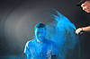Фарба Холі (Гулал), Синя, фасування 100 грам, суха порошкова фарба для фестивалів, фотосесій, флешмобів, фото 4