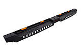 Бокові пороги Dakar V2 з LED (2 шт, метал) для Toyota Hilux 2015- рр, фото 6