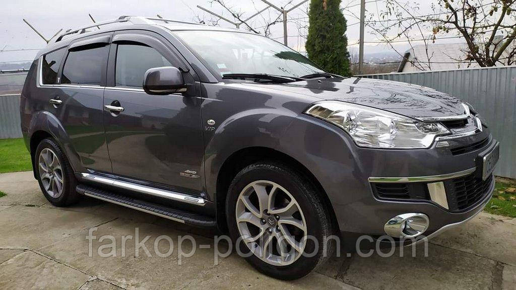 Бокові пороги Bosphorus Grey (2 шт., алюміній) для Citroen C-Crosser