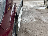Бокові пороги DOT-Line (2 шт., Алюм.) Середня база для Volkswagen Crafter 2006-2016 рр, фото 6